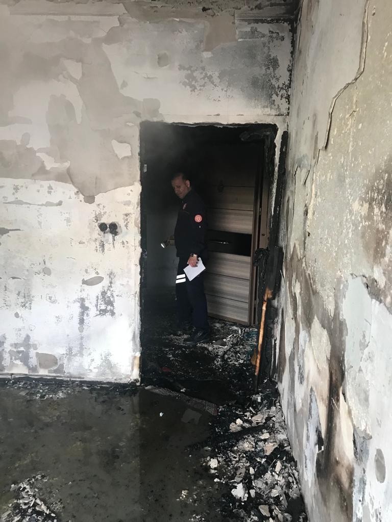 Mardin’de ev yangını korkuttu