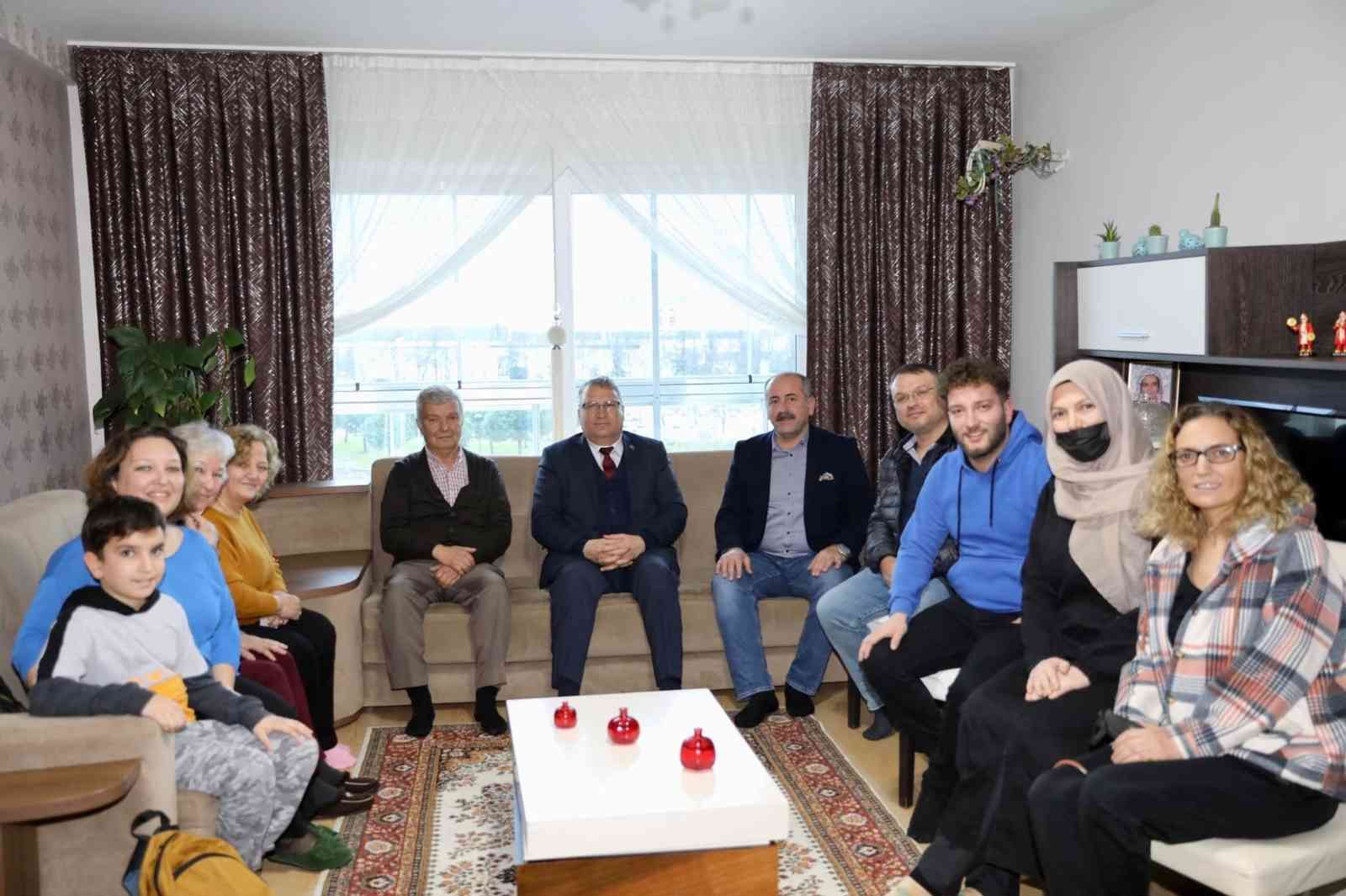Başkan Çerçi ev ziyaretlerini sürdürüyor