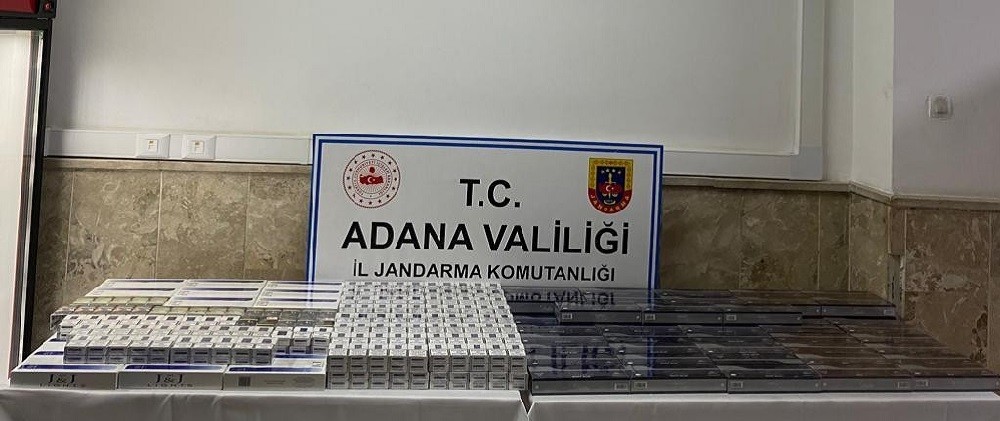 Adana’da sigara ve tütün kaçakçılığı operasyonu #adana