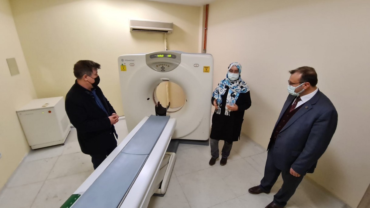 Emet Dr. Fazıl Doğan Devlet Hastanesi’ne yeni bilgisayarlı tomografi cihazı #kutahya