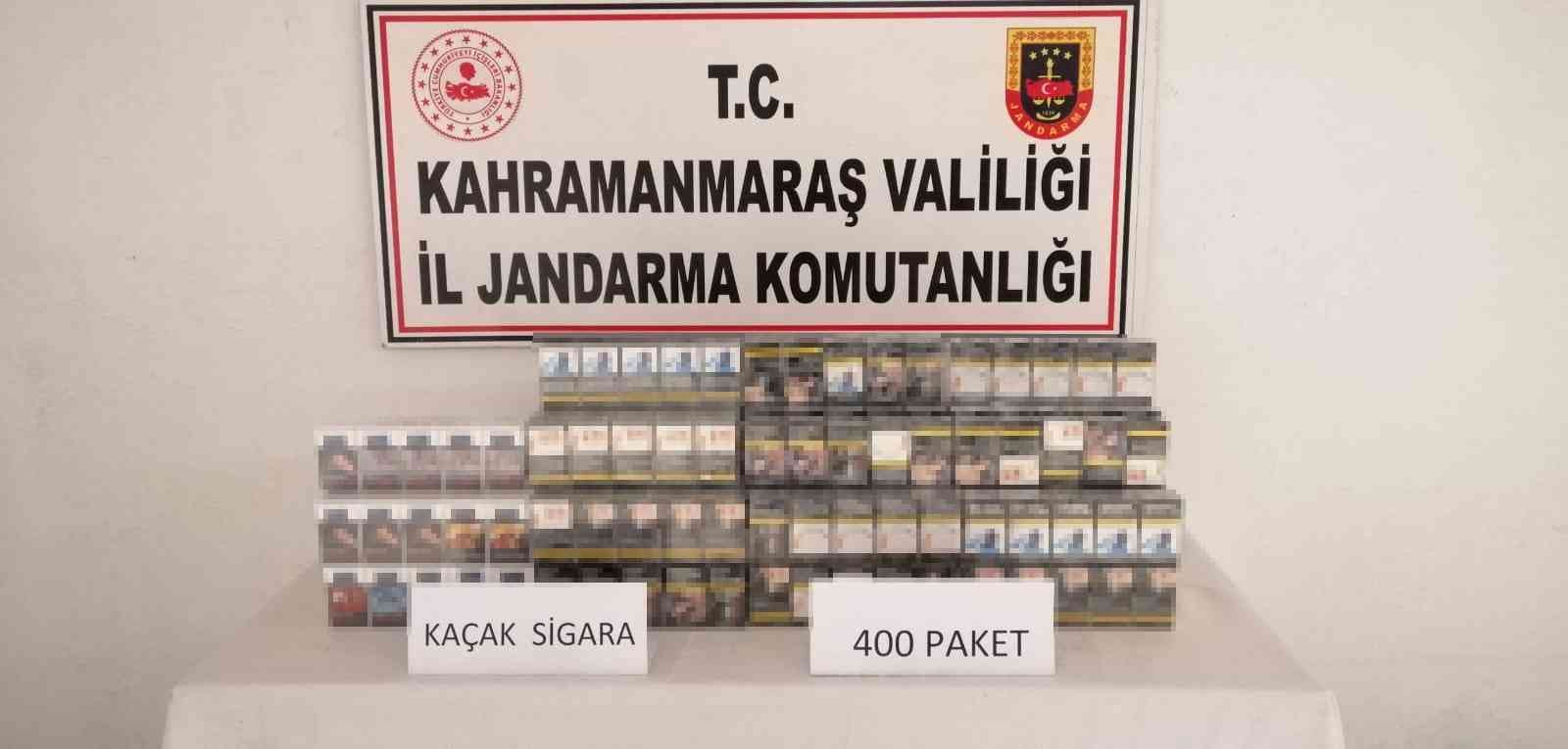Otobüste 400 paket sahte bandrollü sigara ele geçirildi #kahramanmaras