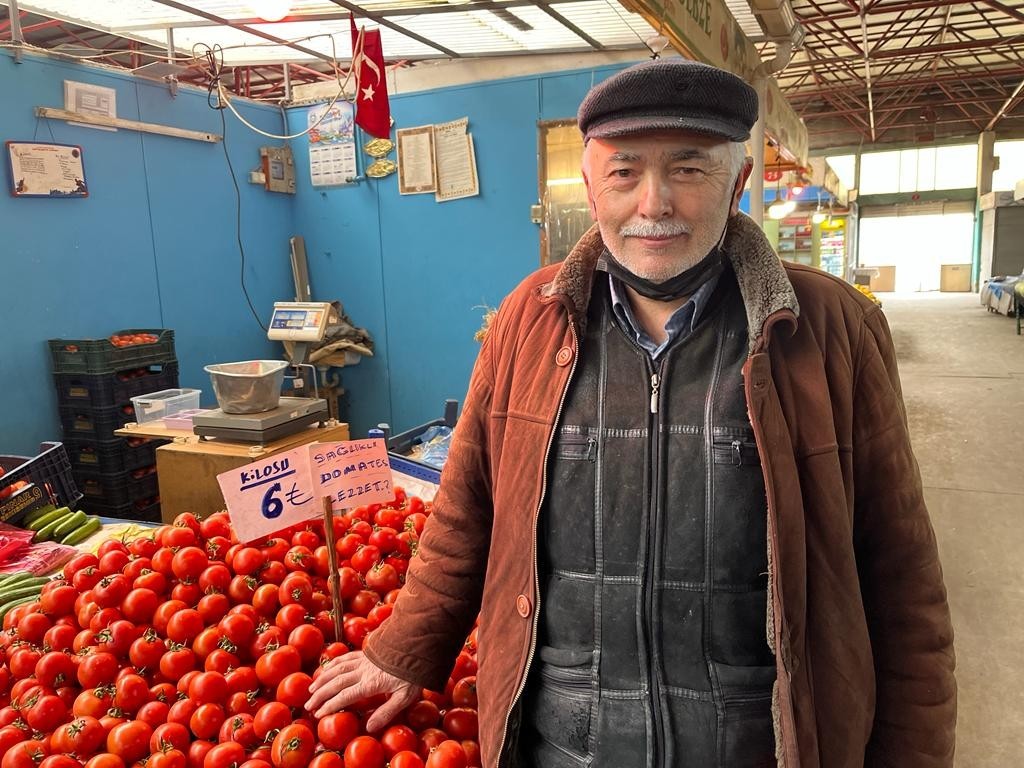 (ÖZEL) Eskişehir pazarında domates 6 lira #eskisehir