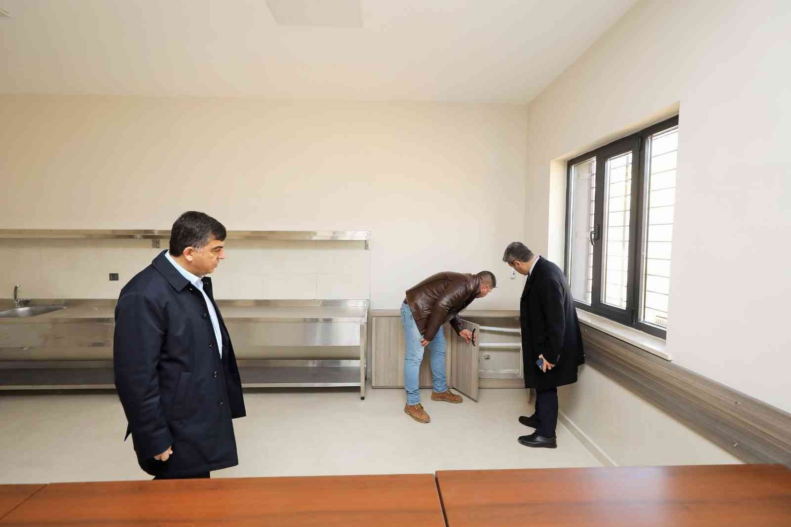 Başkan Fadıloğlu, tamamlanan sosyal tesisi inceledi #gaziantep