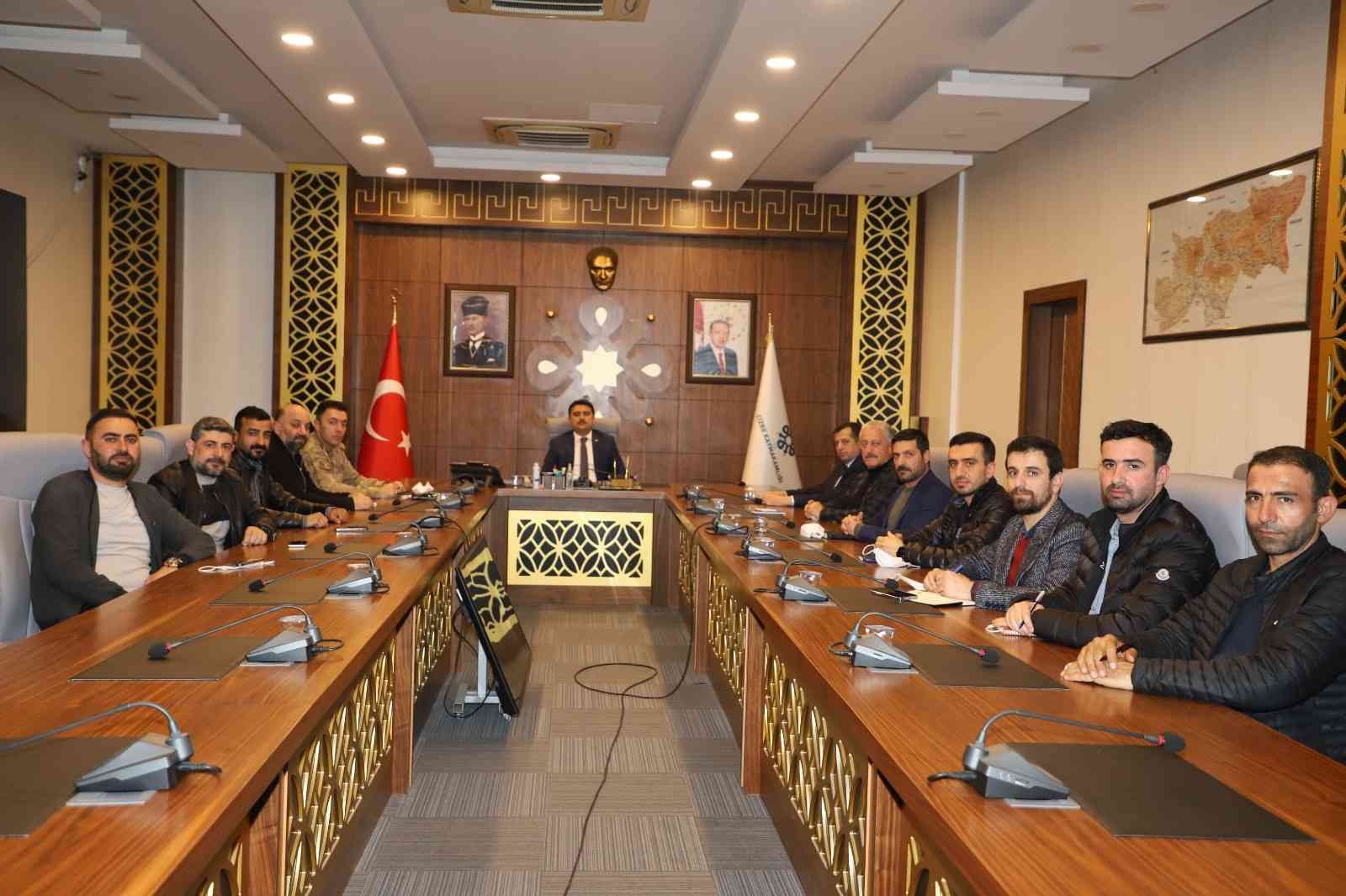 Cizre’de Kaçak Yapılaşma ile Mücadele toplantısı