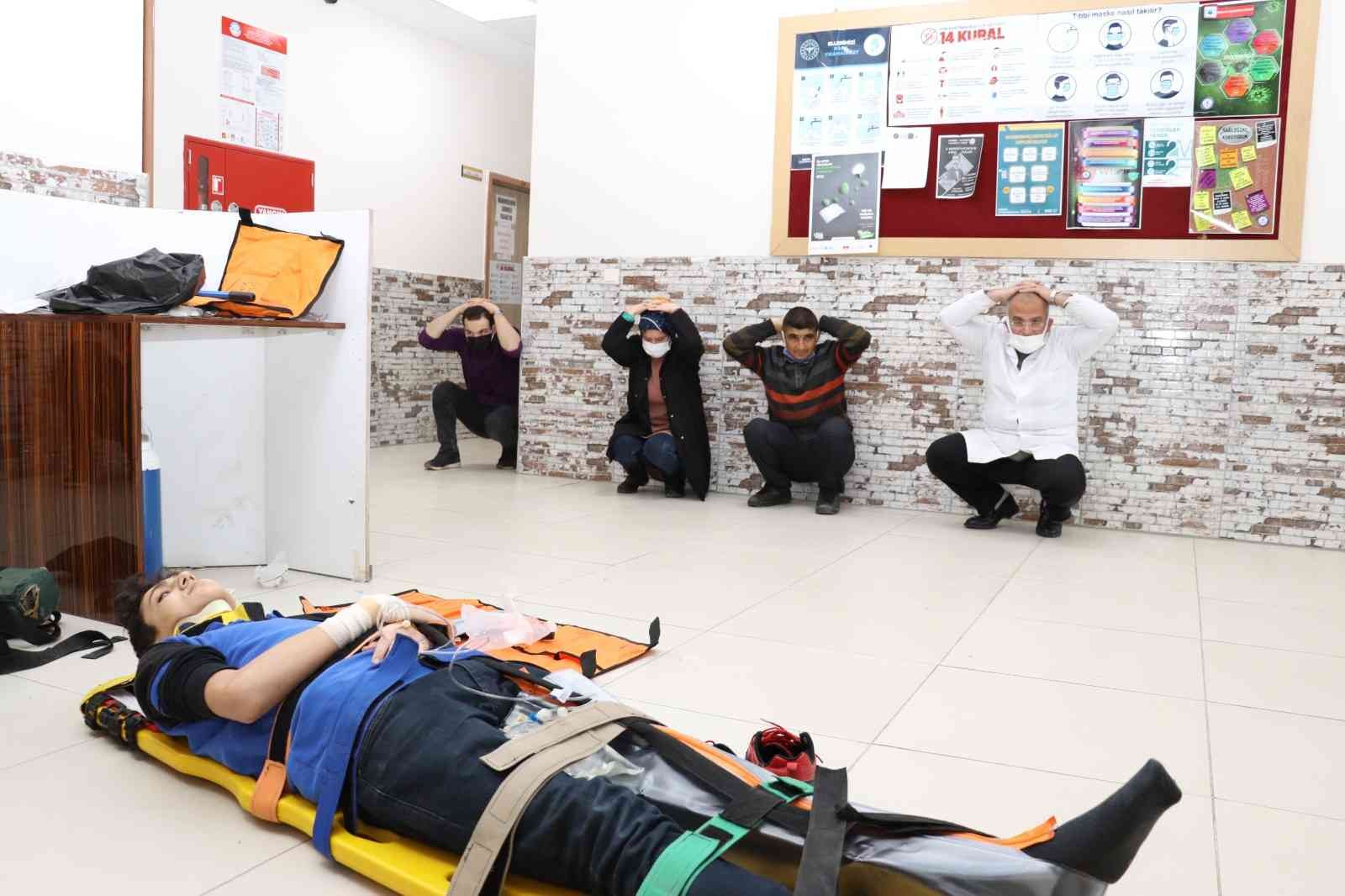 Kahramanmaraş’ta 6.4’lük deprem tatbikatı #kahramanmaras