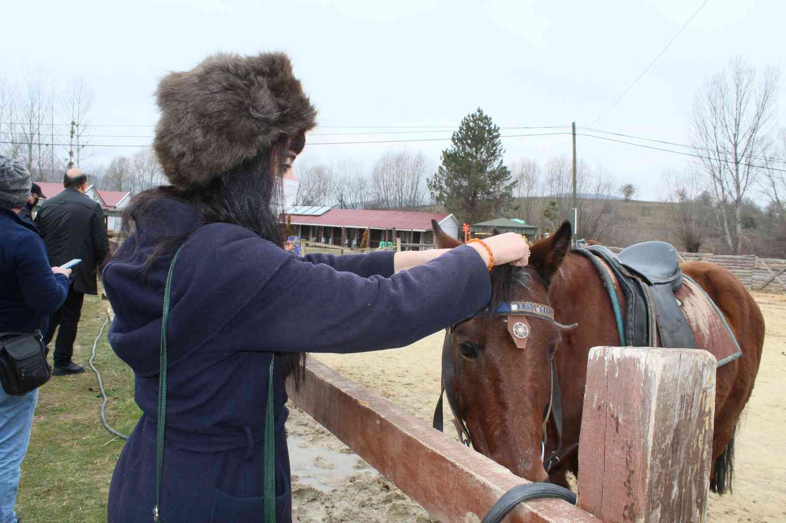 Seyahat acenteleri Kastamonu’daki at çiftliklerine hayran kaldı #kastamonu