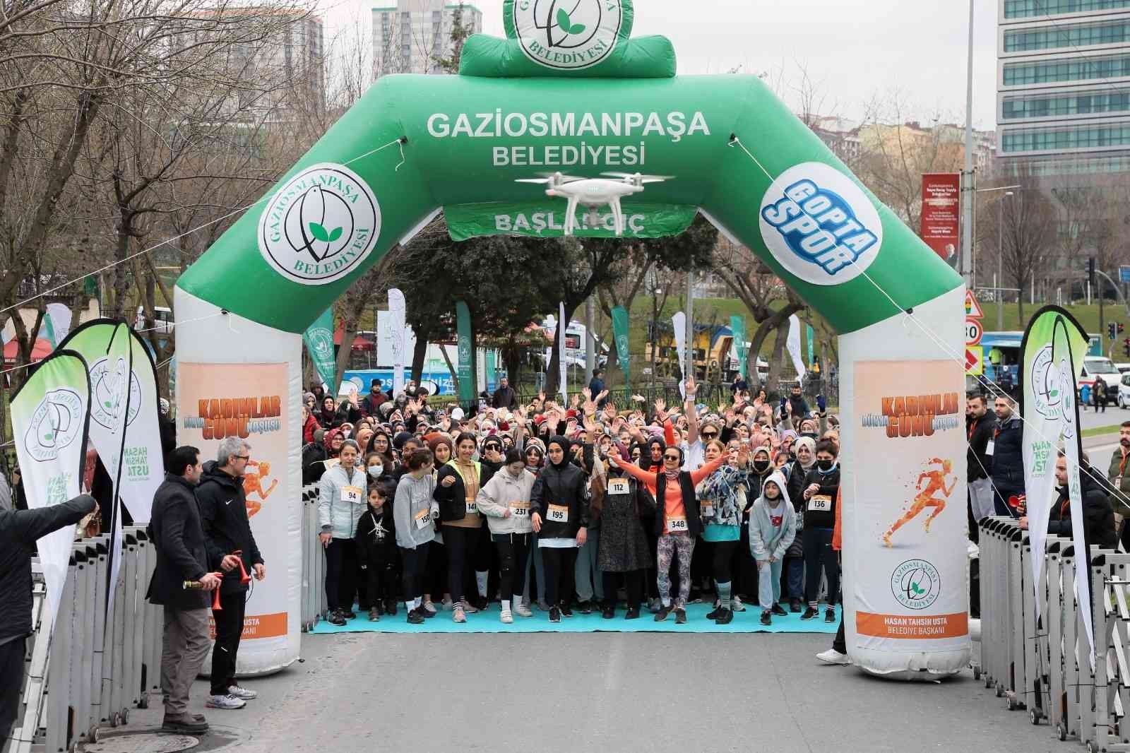 Gaziosmanpaşa’da 8 Mart Dünya Kadınlar Günü koşusu