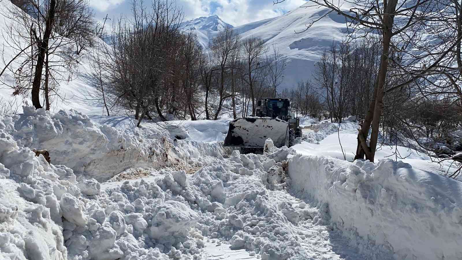 Hakkari’de 15 yerleşim yerinin yolu ulaşıma kapandı