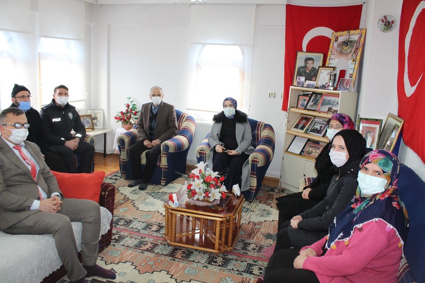 Kaymakam Özay’dan, şehit ailesine ziyaret #kutahya