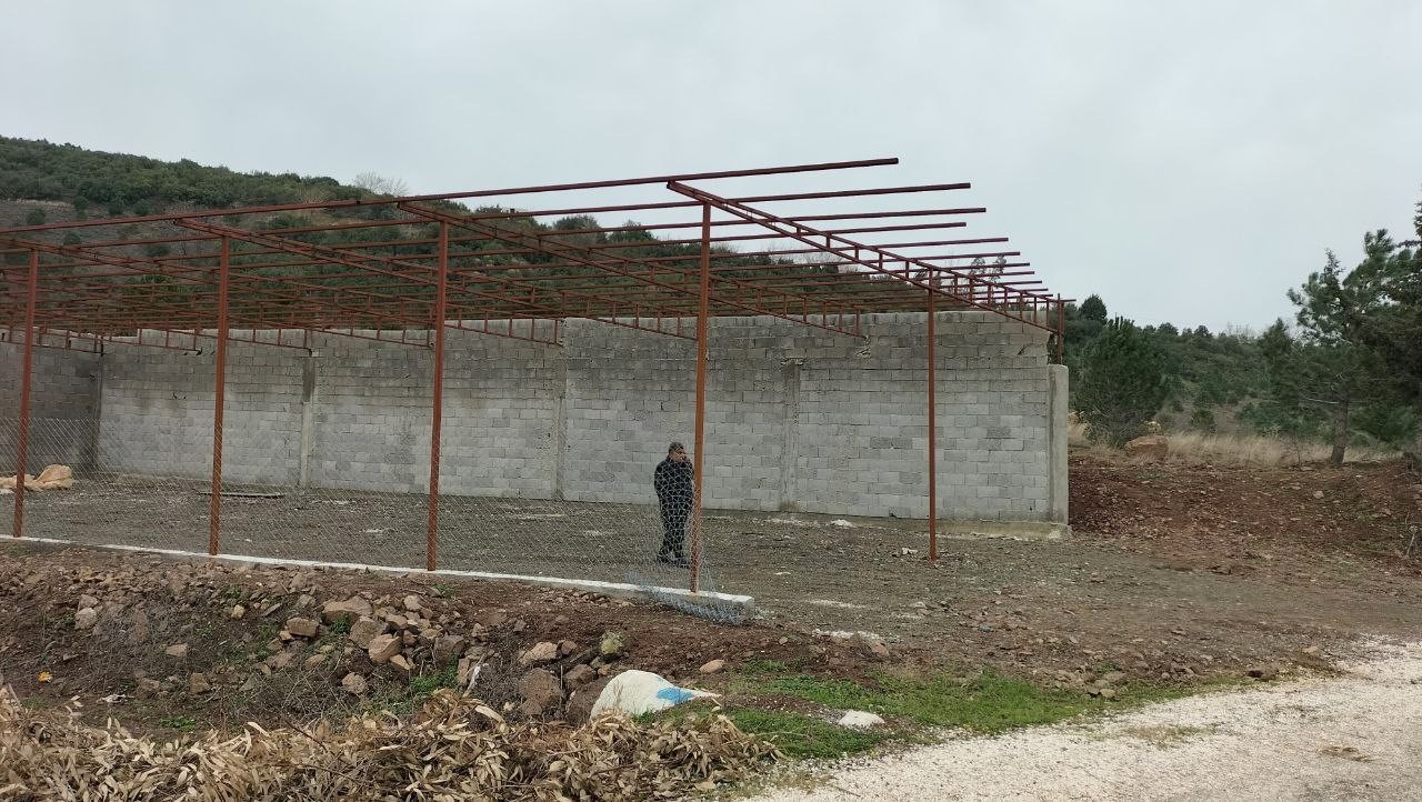Mezarlık inşaatından profil demirler çalındı #osmaniye