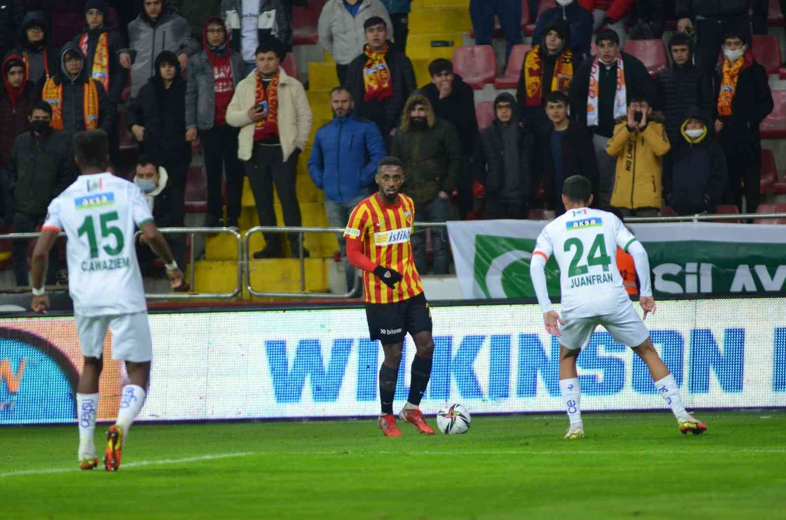 Spor Toto Süper Lig: Kayserispor: 1 -Aytemiz Alanyaspor: 2 (Maç sonucu) #kayseri