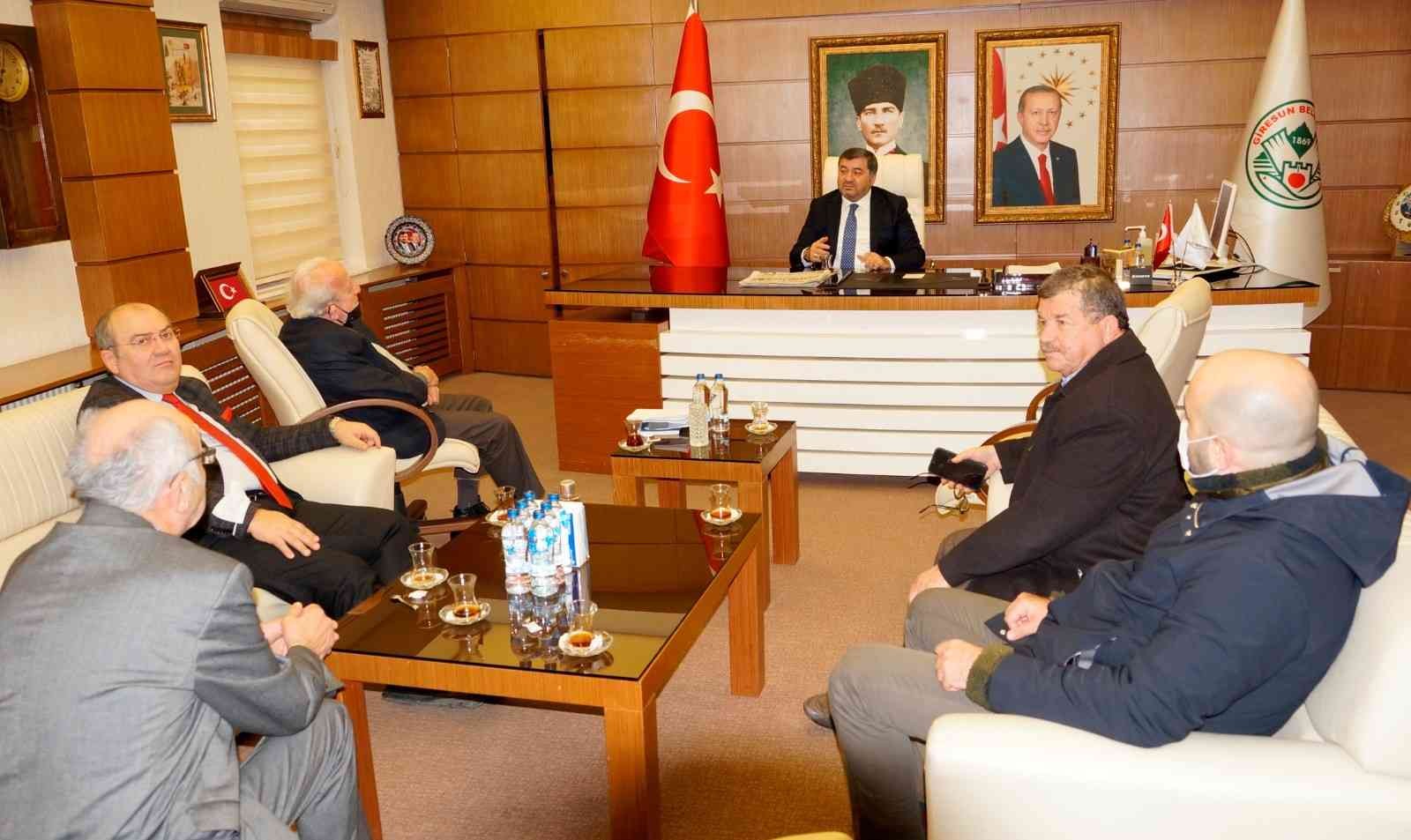 Giresun Belediye Başkanı Şenlikoğlu’na Turizm ve Tanıtma Derneğinden ziyaret #giresun