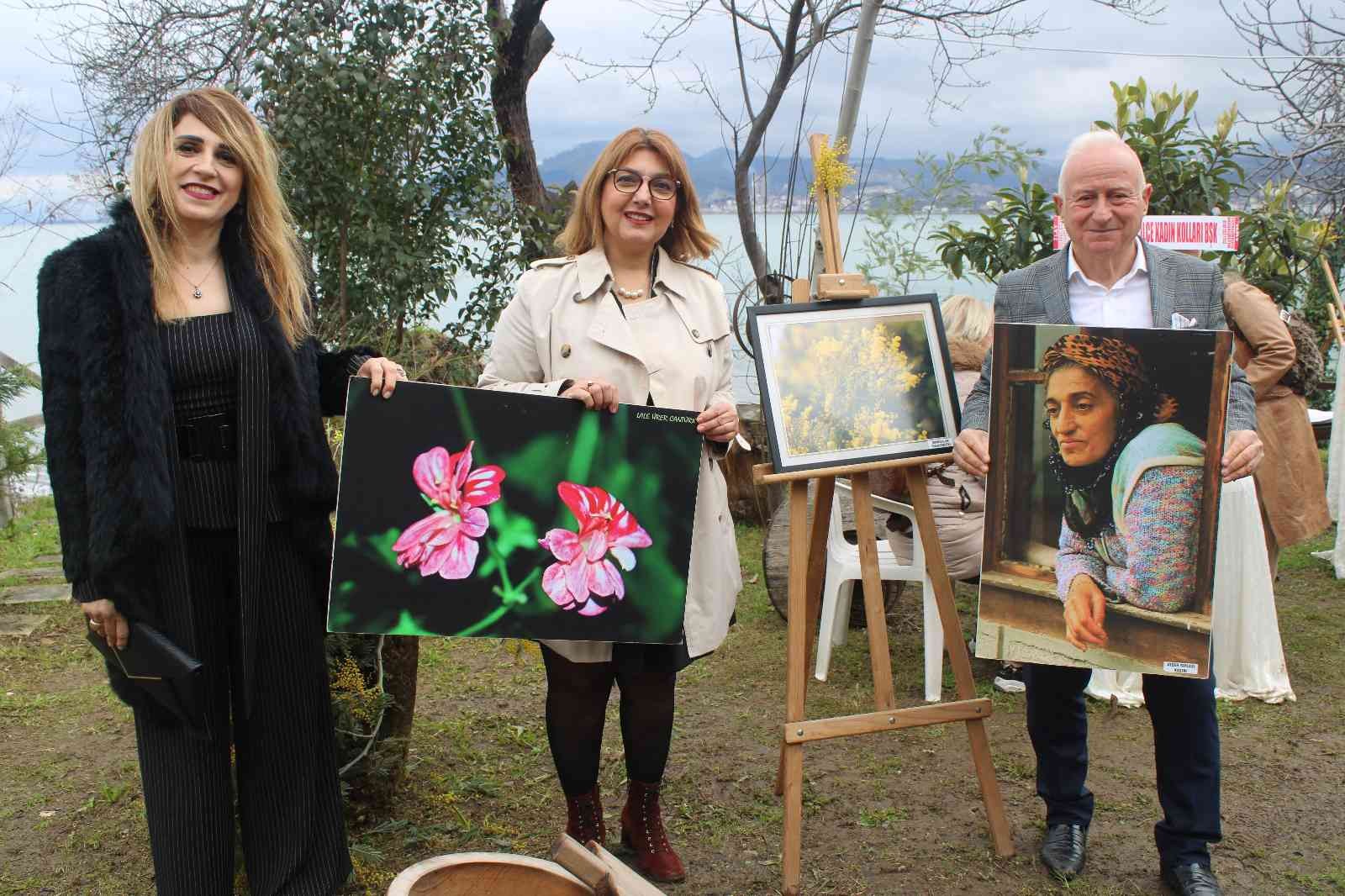 Resim sanatını, Kadınlar Günü için sergiledi #ordu