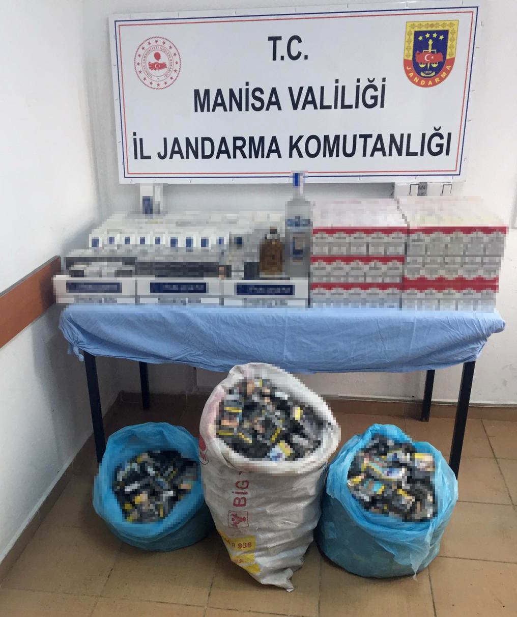 Manisa’da kaçak sigara operasyonu; 2 bin paket ele geçirildi