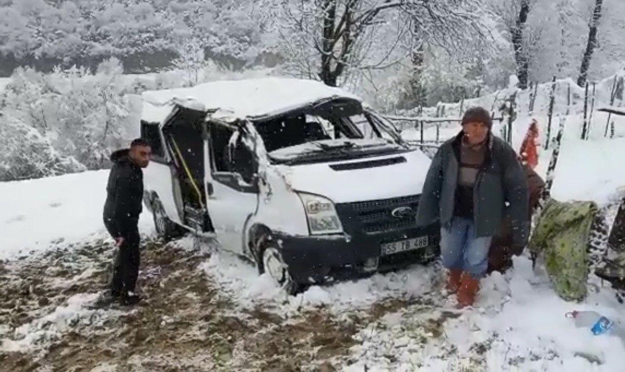 Samsun’da öğrenci servisi kazası: 1 öğrenci ölü, 7 yaralı