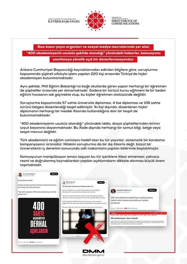 SON DAKİKA | YÖK harekete geçti! 400 akademisyen iftirasına suç duyurusu