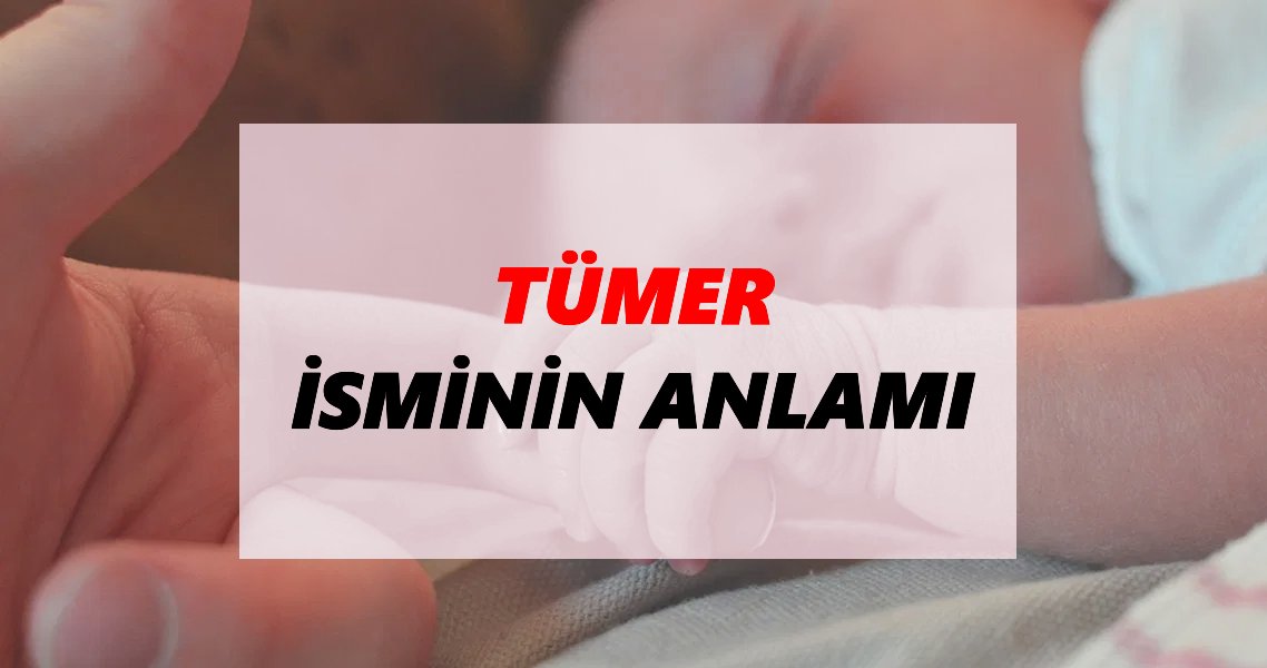 Tümer İsminin Anlamı Nedir? Tümer İsmi Ne Demek, Ne Anlama Geliyor?