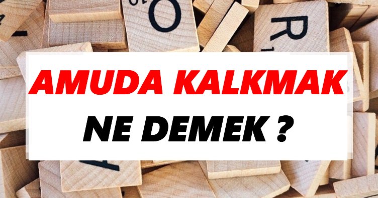 Amuda kalkmak Ne Demek? TDK’ya Göre Amuda kalkmak Sözlük Anlamı Nedir?