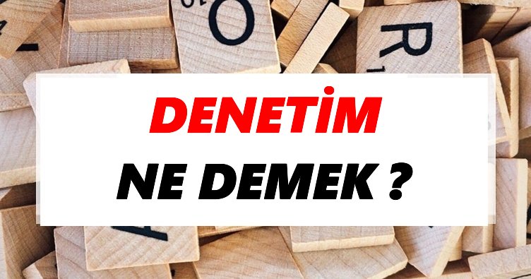 Denetim Ne Demek? TDK’ya Göre Denetim Sözlük Anlamı Nedir?