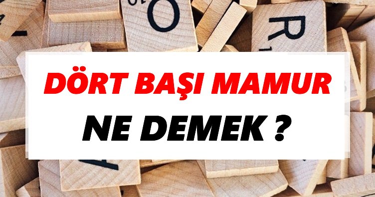 Mamur yer ne demek?