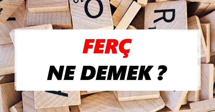 FERC ne demek TDK?