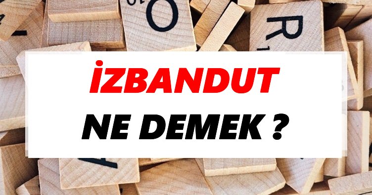 izbandut ne demek tdk ya gore izbandut sozluk anlami nedir tdk anlami haberleri