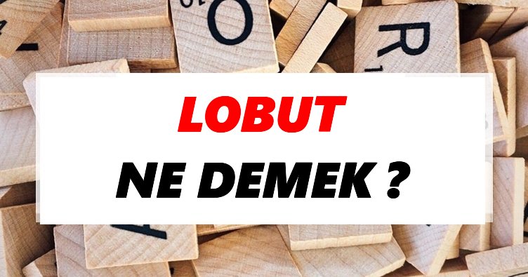 Lobut Ne Demek? TDK’ya Göre Lobut Sözlük Anlamı Nedir?