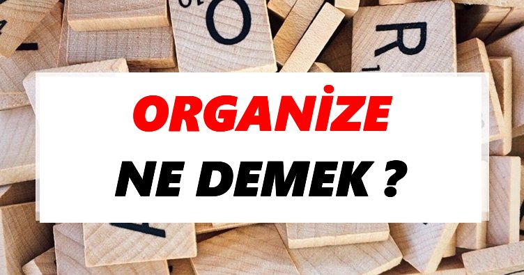 Organize Ne Demek? TDK’ya Göre Organize Sözlük Anlamı Nedir?