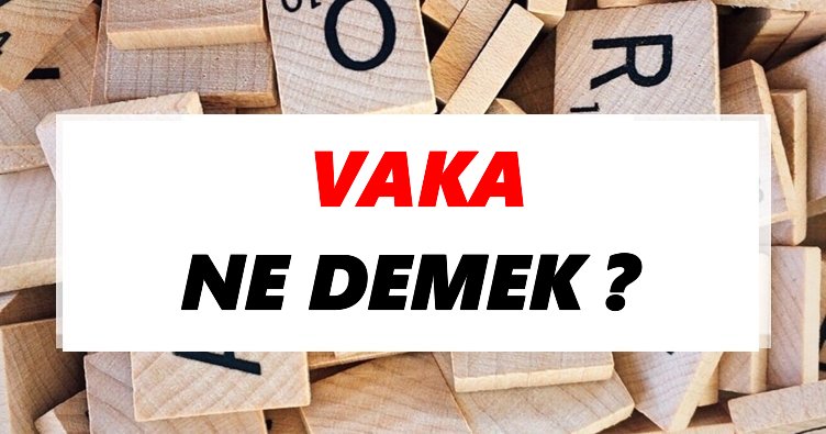 Vaka Ne Demek? TDK’ya Göre Vaka Sözlük Anlamı Nedir?