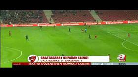 Galatasaray kupadan elendi