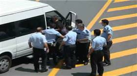 Trafik polisine saldırı!