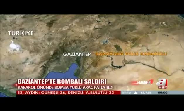 Gaziantep'te bombalı saldırı