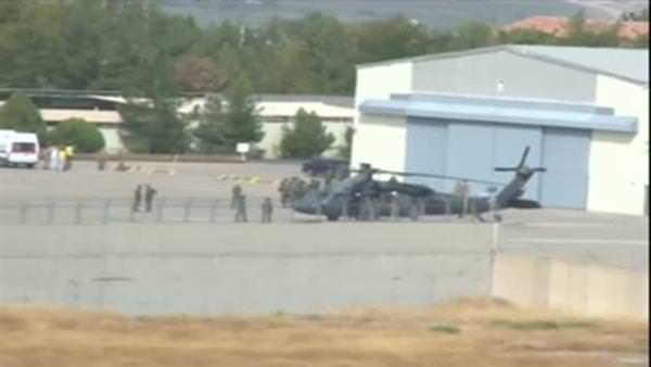 Diyarbakır'da askeri helikopter düştü