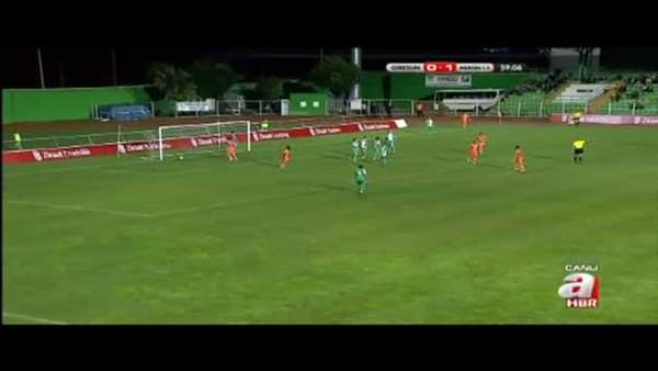 Giresunspor: 0 - Mersin İdmanyurdu: 2 (2. gol)