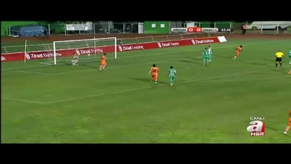 Giresunspor: 0 - Mersin İdmanyurdu: 3 (3. gol)