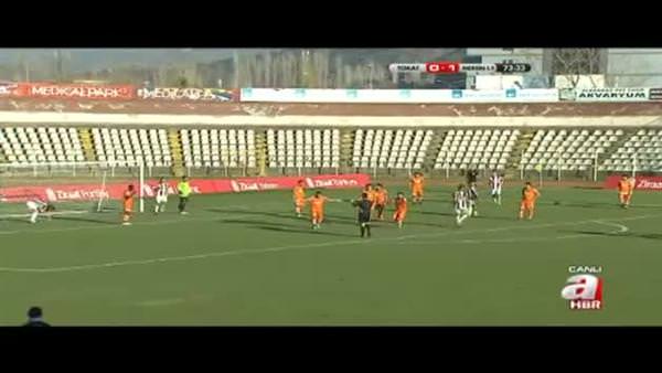 Tokatspor'un kaçırdığı penaltı