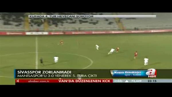Sivasspor: 3 - Manisaspor: 0 (Özet)