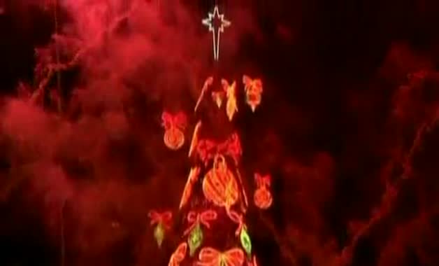 Dünyanın en büyük yüzen Noel ağacı