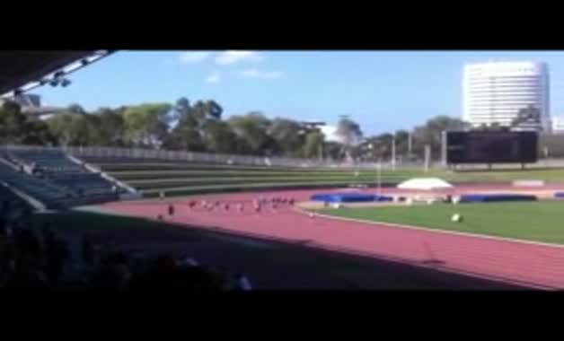 Atletten müthiş depar