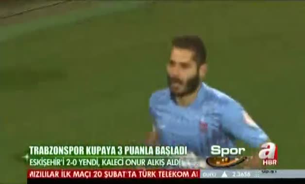 Trabzonspor: 2 - Eskişehirspor: 0 (Özet)