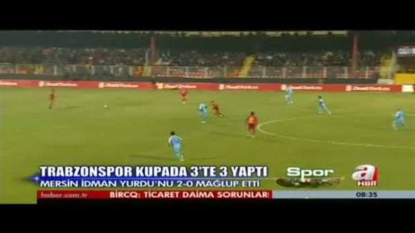 Mersin İdman Yurdu: 0 - Trabzonspor: 2 (Özet)