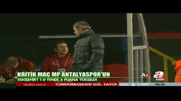 MP Antalyaspor:1 - Eskişehirspor:0 (Özet)