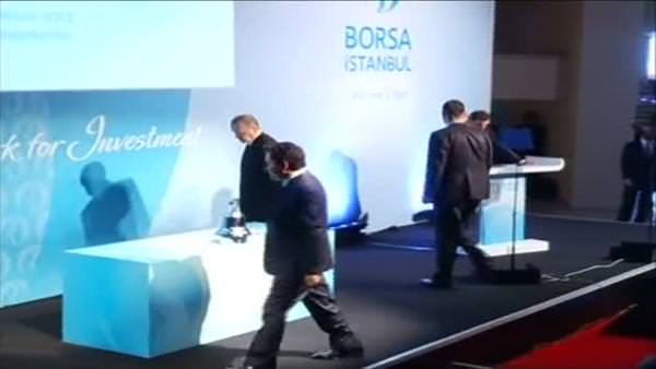 Başbakan Erdoğan, borsa İstanubul’un açılış gongunu çaldı