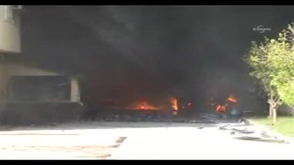 Gebze'de fabrika yangını
