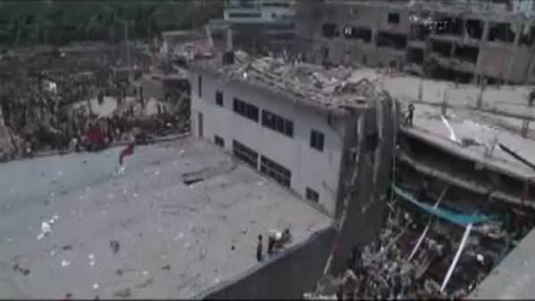 8 katlı bina çöktü: 70 ölü