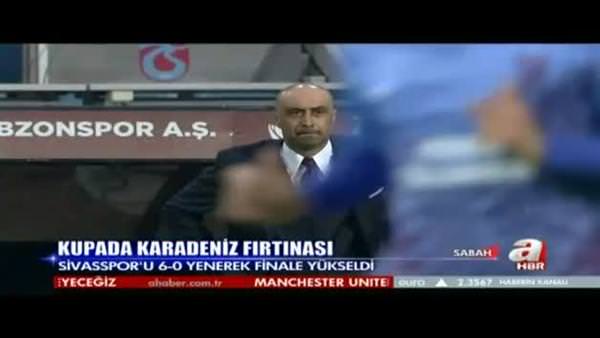 Trabzonspor: 6 - Sivasspor: 0 (Özet)