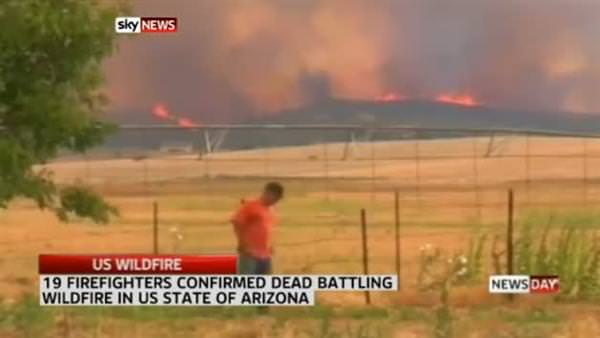ABD’de orman yangını felaketi: 19 ölü
