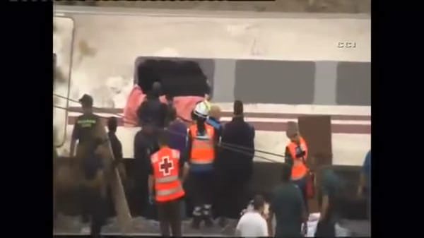 İspanya’da tren kazası faciası