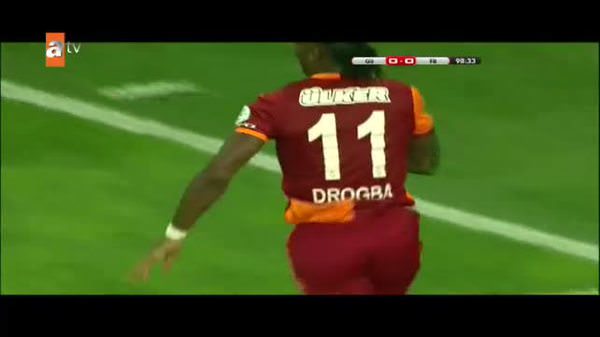 Galatasaray: 1 Fenerbahçe: 0 (Gol: Dk. 99 Drogba)