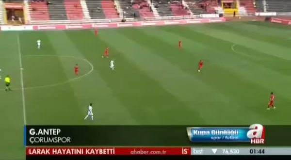 Gaziantepspor:3 - Çorum Belediyespor: 2 (Özet)